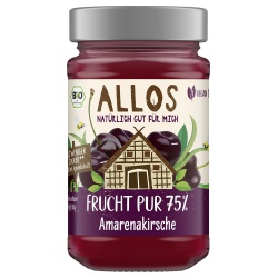 Amarenakirsch-Fruchtaufstrich Frucht Pur Amarenakirsch-Fruchtaufstrich Frucht Pur von Allos