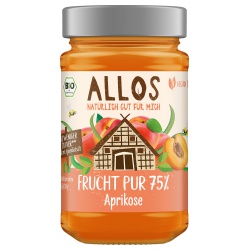 Aprikosen-Fruchtaufstrich Frucht Pur Aprikosen-Fruchtaufstrich Frucht Pur von Allos