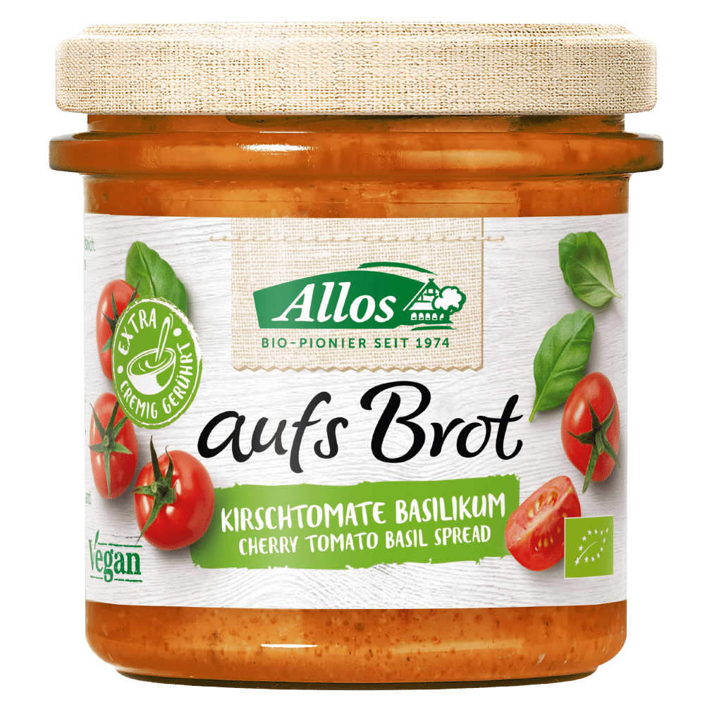 Bio Aufs Brot Kirschtomate Basilikum Bio Aufs Brot Kirschtomate Basilikum von Allos