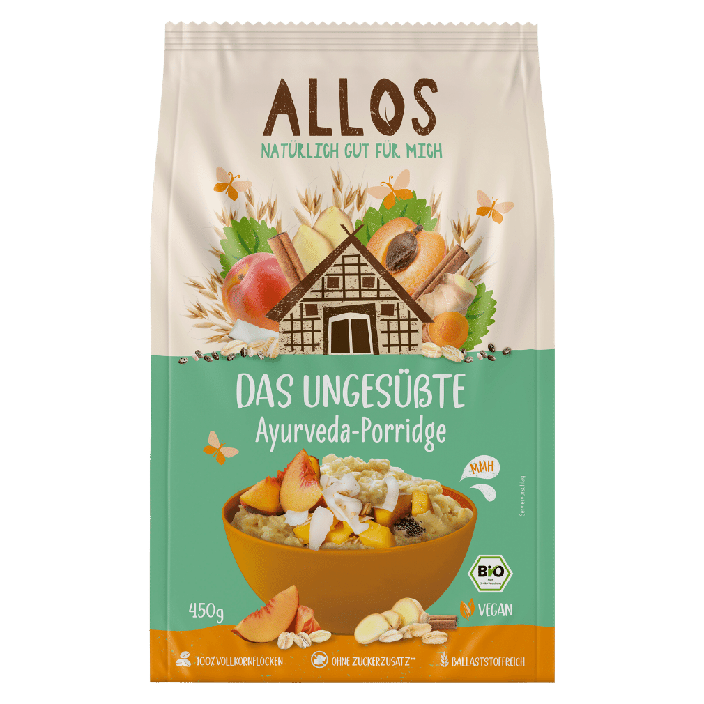 Bio Das Ungesüßte Ayurveda-Porridge Bio Das Ungesüßte Ayurveda-Porridge von Allos