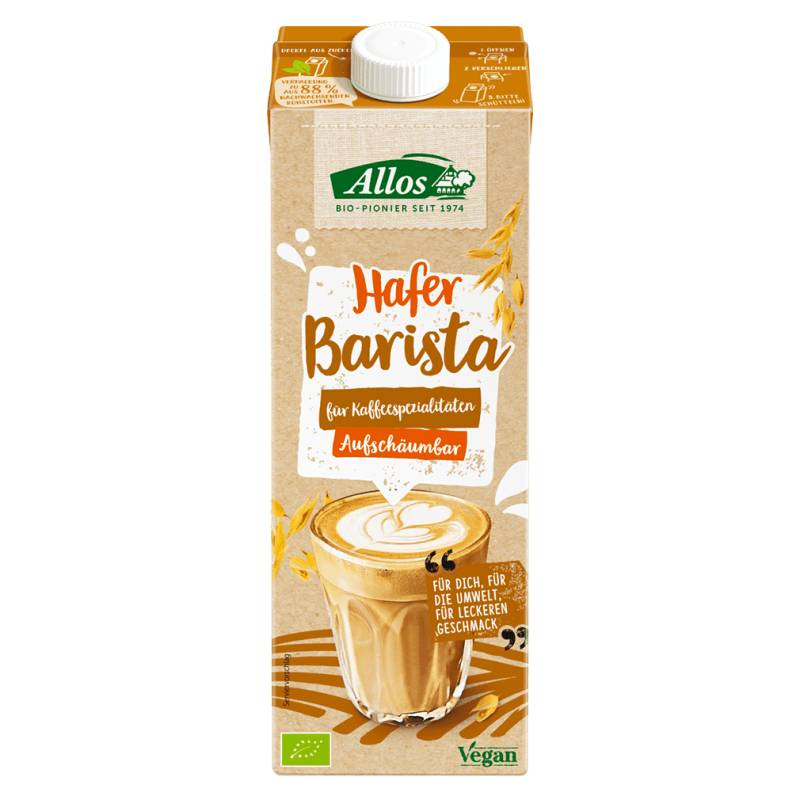 Bio Hafer Drink Barista von Allos