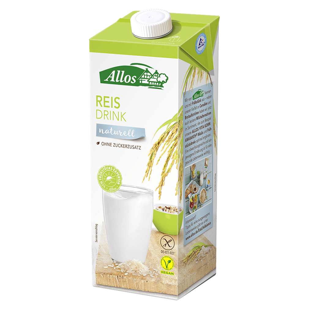 Bio Reis Drink naturell Bio Reis Drink naturell von Allos