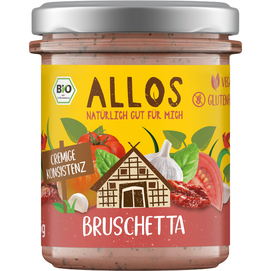 Bio Streichgenuss Bruschetta Bio Streichgenuss Bruschetta von Allos