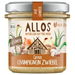 Brotaufstrich Hofgemüse mit Champignon & Zwiebel von Allos