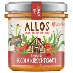 Brotaufstrich Hofgemüse mit Rucola & Kirschtomate Brotaufstrich Hofgemüse mit Rucola & Kirschtomate von Allos
