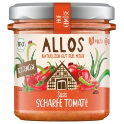 Brotaufstrich Hofgemüse mit scharfer Tomate von Allos