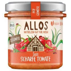 Brotaufstrich Hofgemüse mit scharfer Tomate Brotaufstrich Hofgemüse mit scharfer Tomate von Allos