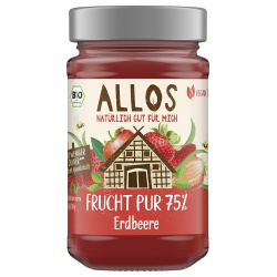 Erdbeer-Fruchtaufstrich Frucht Pur Erdbeer-Fruchtaufstrich Frucht Pur von Allos