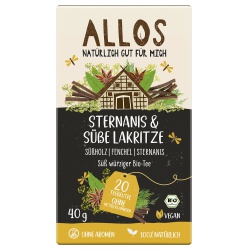Kräutertee Sternanis & süße Lakritze im Beutel Kräutertee Sternanis & süße Lakritze im Beutel von Allos