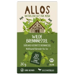 Kräutertee Wilde Brennnessel im Beutel von Allos