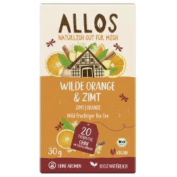Kräutertee Wilde Orange & Zimt im Beutel von Allos