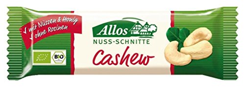 Allos Bio Nuss-Riegel Cashew (1 x 30 gr) Allos Bio Nuss-Riegel Cashew (1 x 30 gr) von Allos