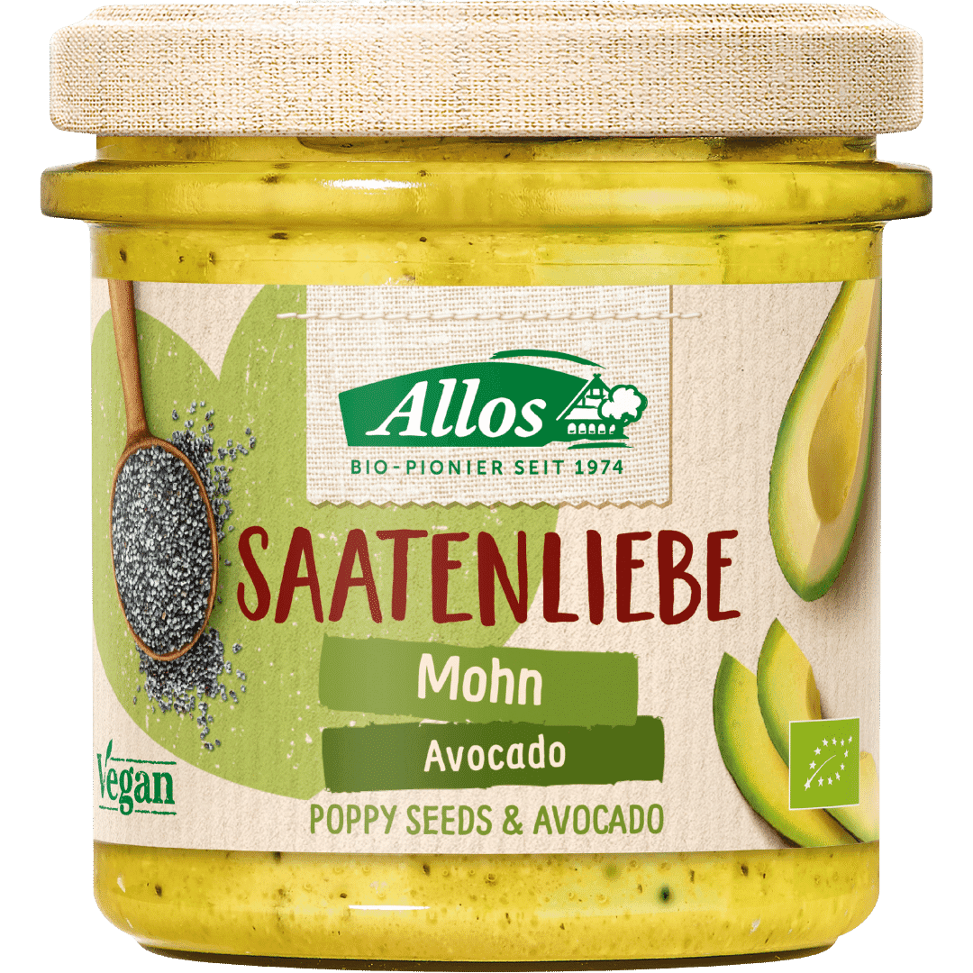 Saatenliebe Mohn Avocado von Allos