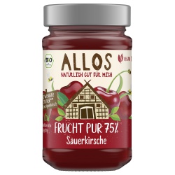 Sauerkirsch-Fruchtaufstrich Frucht Pur von Allos