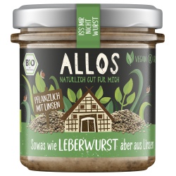 Vegane Leberwurst Vegane Leberwurst von Allos