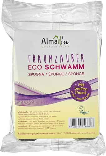 AlmaWin Bio TraumZauber Eco Schwamm (6 x 2 Stk) von AlmaWin