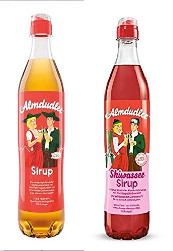 3 Flaschen Almdudler Sirup + 3 Flaschen Almdudler Skiwasser Sirup von Almdudler