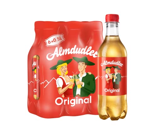 Almdudler Original Alpenkräuterlimonade, 6er Pack (6 x 500 ml) von Almdudler