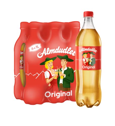 Almdudler Original Alpenkräuterlimonade im Vorratspack (6 x 1 l) - Limonade aus natürlichen Alpenkräutern von Almdudler