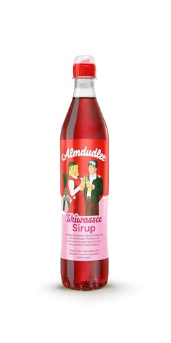 Almdudler Skiwasser Sirup im Vorratspack (6 x 700 ml) - Limo mit Himbeer-Zitrone verfeinert -1 Flasche ergibt bis zu 7 Liter Limonade von Almdudler