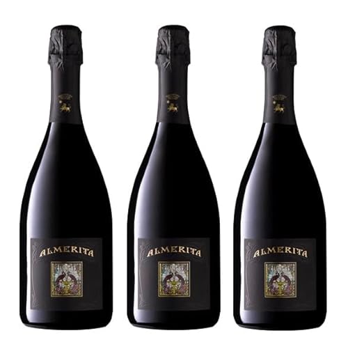 3x 0,75l - 2022er - Tasca d'Almerita - Tenuta Regaleali - Almerita - Spumante Brut - Sicilia D.O.P. - Sizilien - Italien - Schaumwein trocken von Almerita