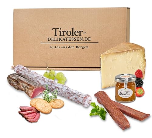 Einsteigergeschenkset "Tiroler Probierbox - Kennenlernmix" Einsteigergeschenkset "Tiroler Probierbox - Kennenlernmix" von Almgourmet