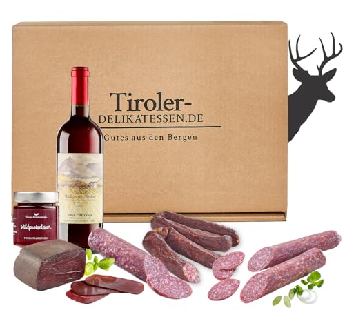 Salami-Schinken-Paket, Geschenkset "Wildes Tirol" von Almgourmet