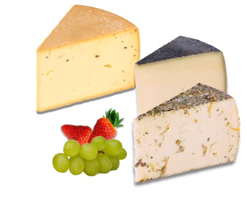 Almgourmet - Gourmet-Käsevariation - mit 3 beliebten Käsesorten aus Tirol (1150g) - u.a. Trüffel- und Rotweinkäse von Almgourmet