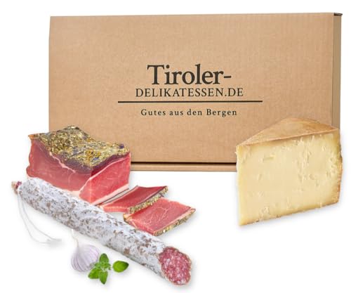 Almgourmets Kulinarische Geschenkeboxen - Gefüllt mit Delikatessen aus den Bergen - Wurst, Speck, Käse und Mehr (Geschenkebox - Unsere Liebsten) von Almgourmet