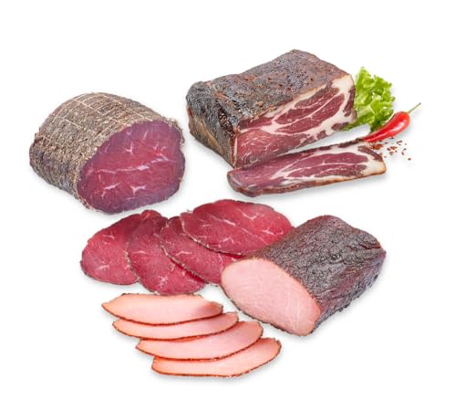 Specktrio - Almgourmets Auswahl - Beliebte Speck-Sets für Feinschmecker und Genießer (Specktrio - Unsere Exoten) von Almgourmet