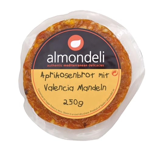 Almondeli Aprikosenbrot mit Valencia Mandeln (250g) von Almondeli
