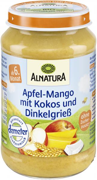 Alnatura Apfel-Mango-Kokos mit Dinkelgrieß von Alnatura