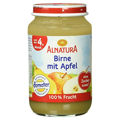 Alnatura Bio Birne mit Apfel, nach dem 4. Monat, 190 g Alnatura Bio Birne mit Apfel, nach dem 4. Monat, 190 g von Alnatura