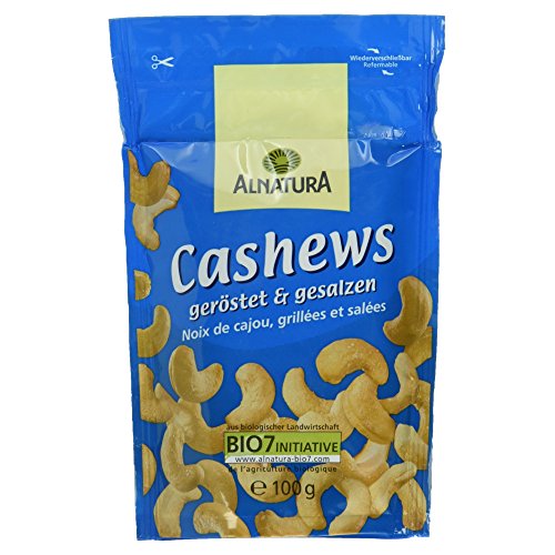 Alnatura Bio Cashewkerne, geröstet-gesalzen, 100g Alnatura Bio Cashewkerne, geröstet-gesalzen, 100g von Alnatura
