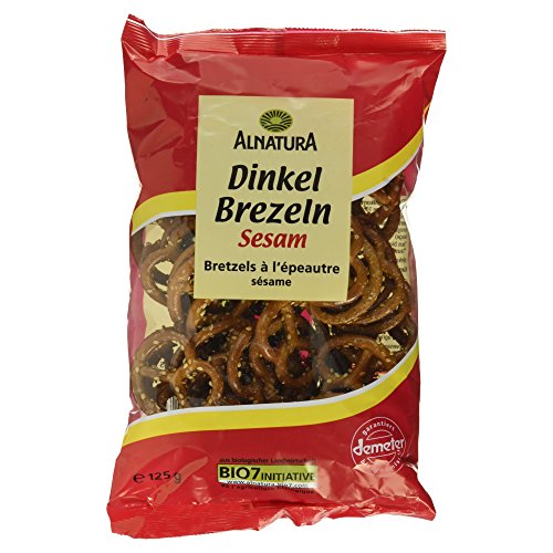 Alnatura Bio Dinkel-Brezel mit Sesam, 125g Alnatura Bio Dinkel-Brezel mit Sesam, 125g von Alnatura
