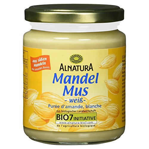 Alnatura Bio Mandelmus Weiß, Vegan, 250g Alnatura Bio Mandelmus Weiß, Vegan, 250g von Alnatura