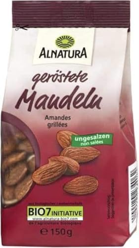 Alnatura Bio Mandeln, geröstet und ungesalzen, 150 g Alnatura Bio Mandeln, geröstet und ungesalzen, 150 g von Alnatura