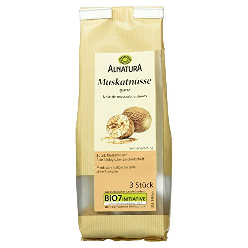 Alnatura Bio Muskatnüsse ganz, 3 Stück Alnatura Bio Muskatnüsse ganz, 3 Stück von Alnatura