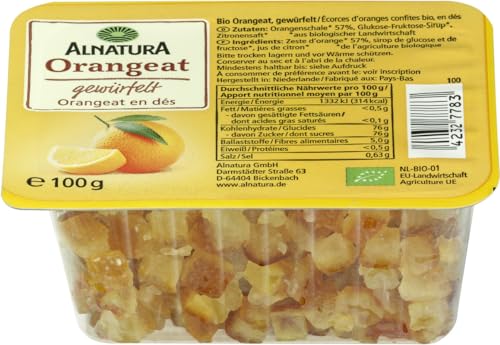 Alnatura Bio Orangeat gewürfelt, 100 g Alnatura Bio Orangeat gewürfelt, 100 g von Alnatura