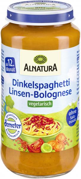 Alnatura Dinkelspaghetti Linsen-Bolognese von Alnatura