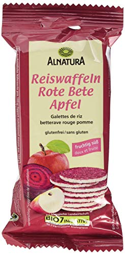 Alnatura Bio Reiswaffeln - Rote Beete - Apfel, 1 x 23,5g von Alnatura