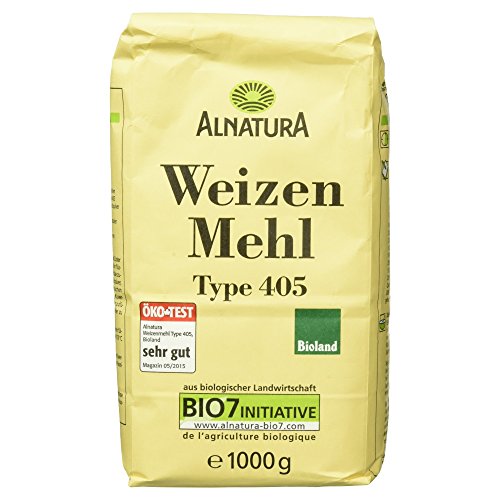 Alnatura Bio Weizenmehl, Type 405, 6er Pack (6 x 1 kg) von Alnatura