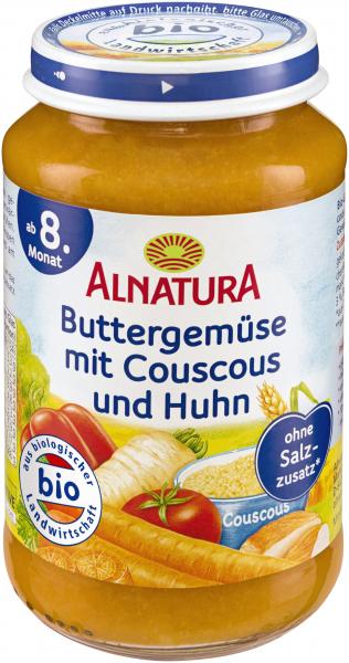 Alnatura Buttergemüse mit Couscous & Huhn Alnatura Buttergemüse mit Couscous & Huhn von Alnatura