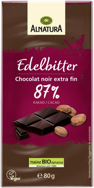 Alnatura Edelbitter Schokolade 87% Alnatura Edelbitter Schokolade 87% von Alnatura
