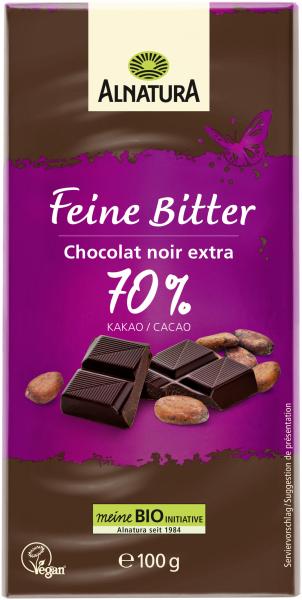 Alnatura Feine Bitter Schokolade 70% von Alnatura