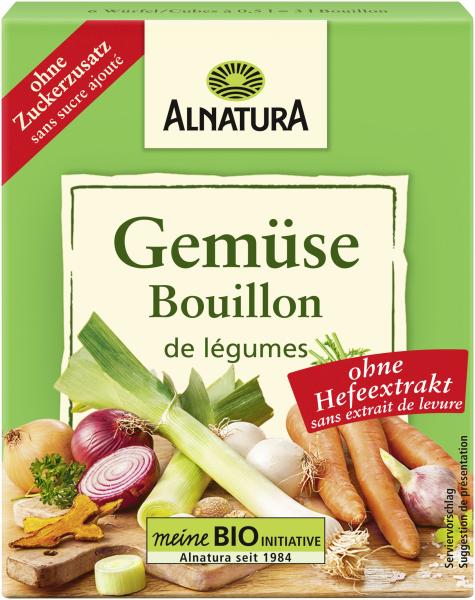 Alnatura Gemüsebouillon ohne Hefeextrakt Würfel Alnatura Gemüsebouillon ohne Hefeextrakt Würfel von Alnatura