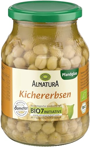 Alnatura Kichererbsen im Pfandglas, 500 g, Abtropfgewicht 320 g Alnatura Kichererbsen im Pfandglas, 500 g, Abtropfgewicht 320 g von Alnatura