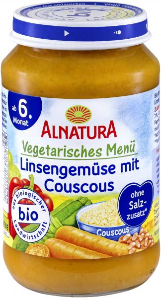 Alnatura Linsengemüse mit Couscous Alnatura Linsengemüse mit Couscous von Alnatura