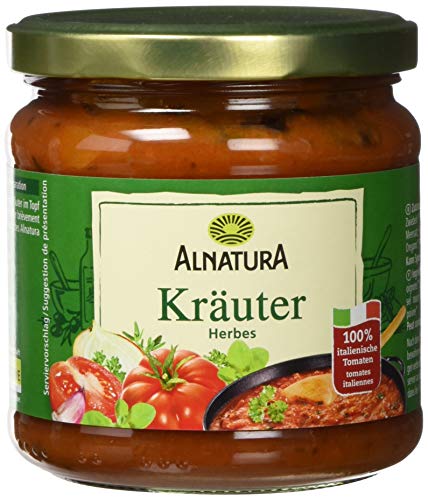 Alnatura Saucen Kräuter Glas, 350 ml Alnatura Saucen Kräuter Glas, 350 ml von Alnatura