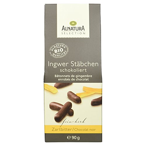 Alnatura Sélection Bio Ingwer Stäbchen schokoliert, 90g Alnatura Sélection Bio Ingwer Stäbchen schokoliert, 90g von Alnatura Sélection
